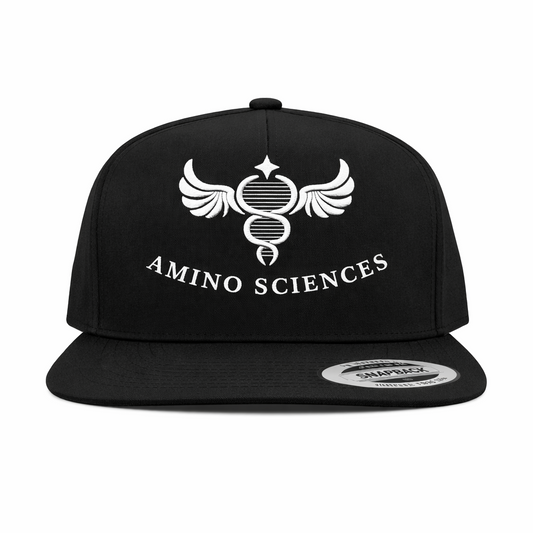 AMINO SCIENCES 3-D Embroidered Hat (Black)
